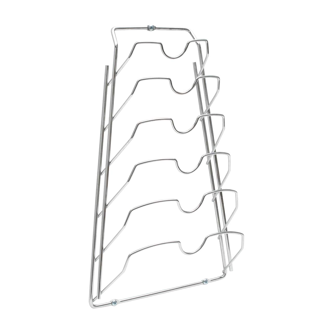 Organize It All Chrome Hanging Lid Organizer Rack